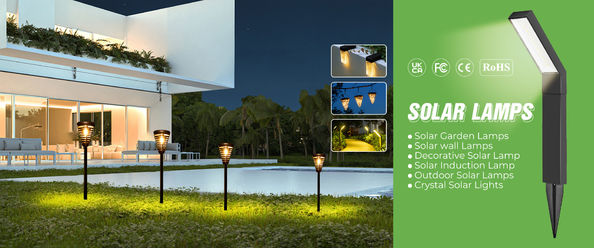 calidad lámparas solares del jardín fábrica