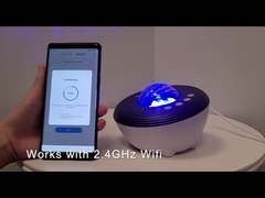 Proyector de galaxias estrelladas Bluetooth Música ABS Material de plástico de ingeniería