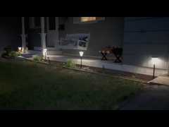 3000K Cristal luces solares resistente al agua Solar lámpara de cristal LED