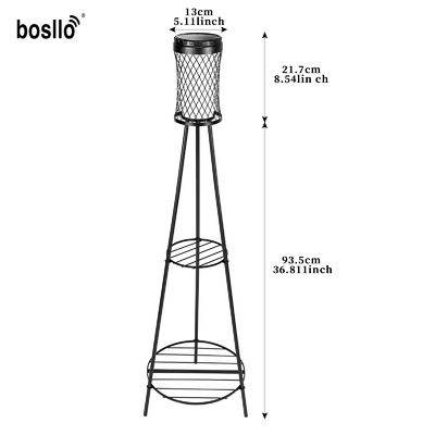 Un buen precio. Potente luz solar de jardín con capacidad de batería de 3.7V 1200mAh y carga USB en línea