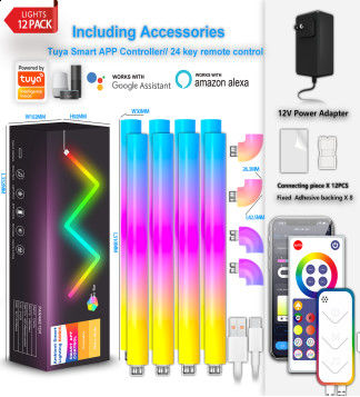 Un buen precio. Lámparas de pared RGB de 24 W sin cables RGB LED Iluminación de pared Certificado RoHS en línea