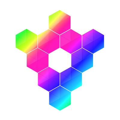 Un buen precio. BQB lámpara de pared RGB triángulo inalámbrico multicolor lámparas de pared RGB en línea