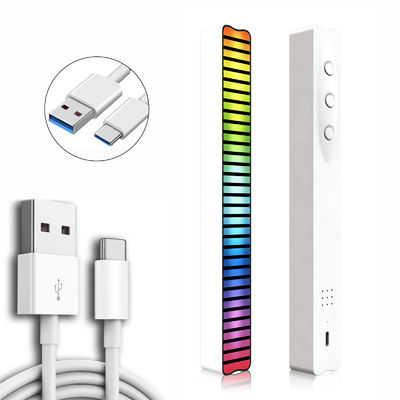 Un buen precio. CE Atmosfera de escritorio Luz Sonido de música RGBIC Pickup Luz de ritmo en línea