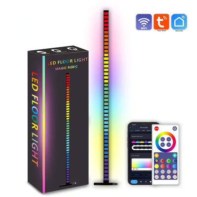 Un buen precio. Lámpara de suelo LED con cambio de color CE con el multi-d en línea