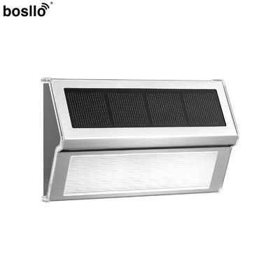 Un buen precio. Lámparas de pared solares de acero inoxidable IP55 impermeables montadas en la pared Luces de jardín solares en línea
