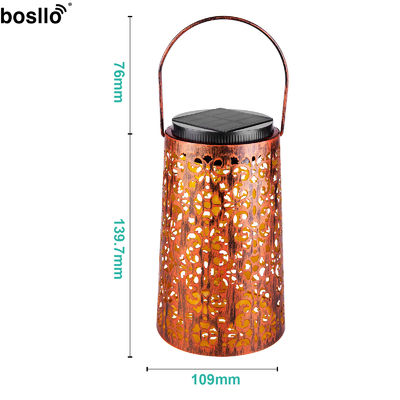 Un buen precio. IP55 lámparas solares de jardín resistentes al agua Retro lámparas solares de PC material en línea