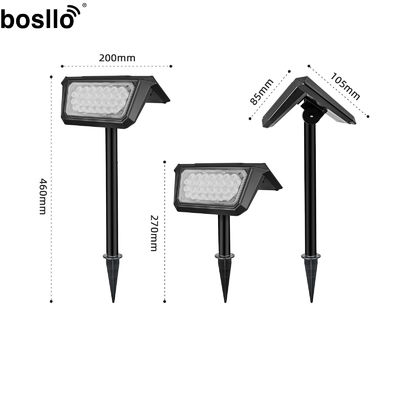 Un buen precio. Luz blanca LED Iluminación solar de jardín 6000K para 8 horas en línea