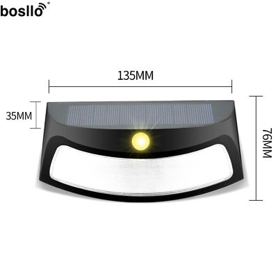 Un buen precio. Lámparas de pared solares Silicio monocristalino 2V 200MA 0.4W Cobre Negro IP65 Inodoro en línea