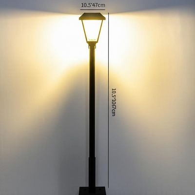 Un buen precio. Energía de ahorro y ecológicas luces solares exteriores en blanco cálido 10.5 * 10.5 * 47cm tamaño en línea